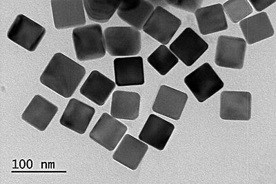 Foto: SEM-Aufnahme von Edelmetall-Nanoröhrchen ©Copyright: CNRS - CINaM 