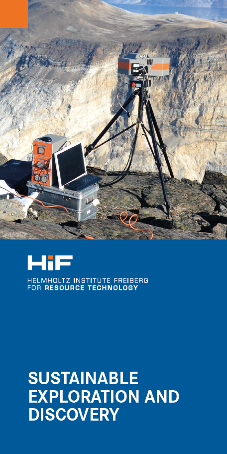 Cover for the HIF Flyer: Sustainable Exploration and Discovery ©Copyright: HZDR