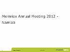 Memriox Annual Meeting 2012 Status NaMLab JPG