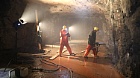 Foto: Pilot test: mining of test material at the Hämmerlein-Tellerhäuser complex-ore deposit in the Erzgebirge ©Copyright: HZDR