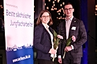 Foto: Marie Kaiser & Kai Kludig - beste Auszubildende in Sachsen 2023 ©Copyright: IHK zu Leipzig/Anja Jungnickel