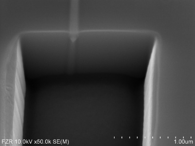 Querschnittstruktur eines Nanodrahtes