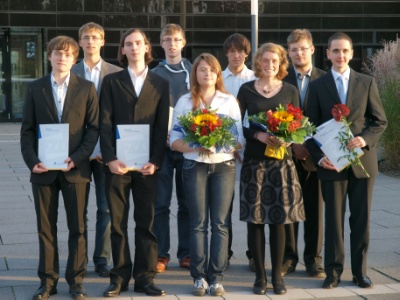 Verleihung der VON ARDENNE Physikpreise 2010 am 08.10.2010 im FZD, sächsischer Schülerwettbewerb Physik