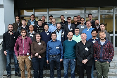 Participants of the “Kick-Off Workshop for the High-Field High-Repetition-Rate THz facility @ ELBE (TELBE)” on day 1 of the meeting (Picture: HZDR)