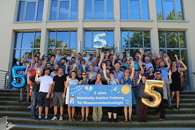 Staff summer party at Helmholtz Institute Freiberg for Resource Technology on 25 August 2016