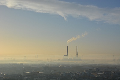 Smog cloud in Normandy. ©Copyright: G. Mannaerts, CC BY-SA 4.0