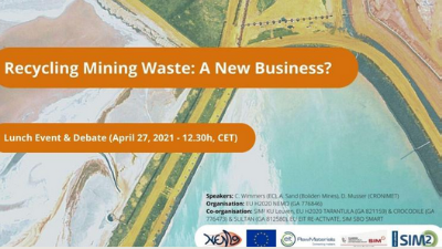 “Recycling mining waste, a new business?” (April 27, 2021) ©Copyright: NEMO – https://h2020-nemo.eu/