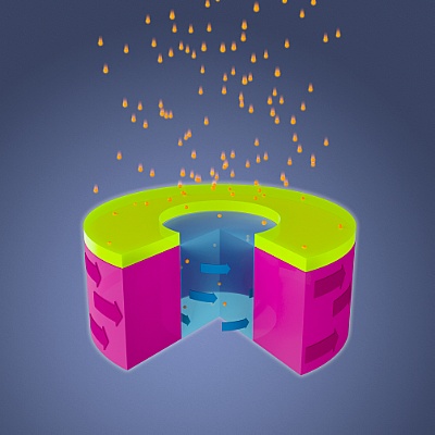 Magnetische Nano-Scheiben mit KI-Potenzial ©Copyright: HZDR/Juniks