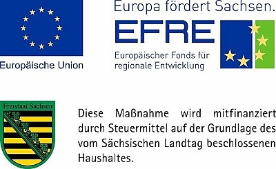 Foto: Logo EFRE-Freistaat Sachsen ©Copyright: EFRE