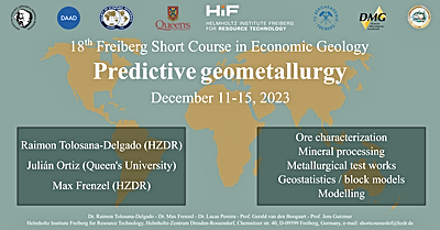Foto: Flyer for the 18th Freiberg Short Course in Economic Geology ©Copyright: HZDR/HIF
