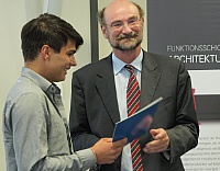 Verleihung der VON ARDENNE Physikpreise 2011: Hauptpreisträger Lucas Böttcher
