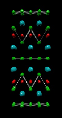 Kristallstruktur von SrMnBi2