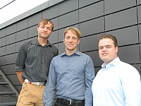 Das Saxray-Team: v.l.n.r. Marco Herrmann, Dr. Tilmann Leisegang und Robert Schmid