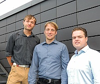 Das Saxray-Team: v.l.n.r. Marco Herrmann, Dr. Tilmann Leisegang und Robert Schmid; Ref.