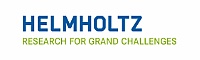 Helmholtz-Logo weiß auf blau