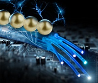 Scientists at Helmholtz-Zentrum Dresden-Rossendorf conducted electricity through DNA-based nanowires by placing gold-plated nanoparticles on them. In this way it could become possible to develop circuits based on genetic material.