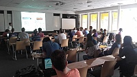 High-field THz community gathered in Hamburg on July 20, 2018 for the Joint FLASH/TELBE THz user meeting ©Copyright: Dr. Gensch, Michael