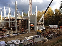 Baustelle des DRESDYN-Forschungsgebäudes ©Copyright: HZDR/FKT