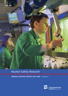Titelbild Wissenschaftliche Berichte 2007-2008 Nuclear Safety Research