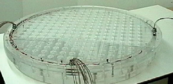photography of a wire-mesh sensor
