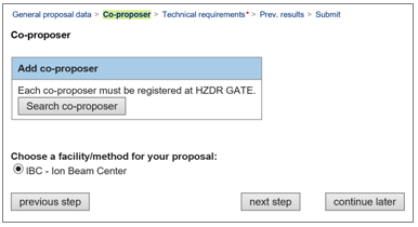 HZDR GATE platform for AMS Step 5
