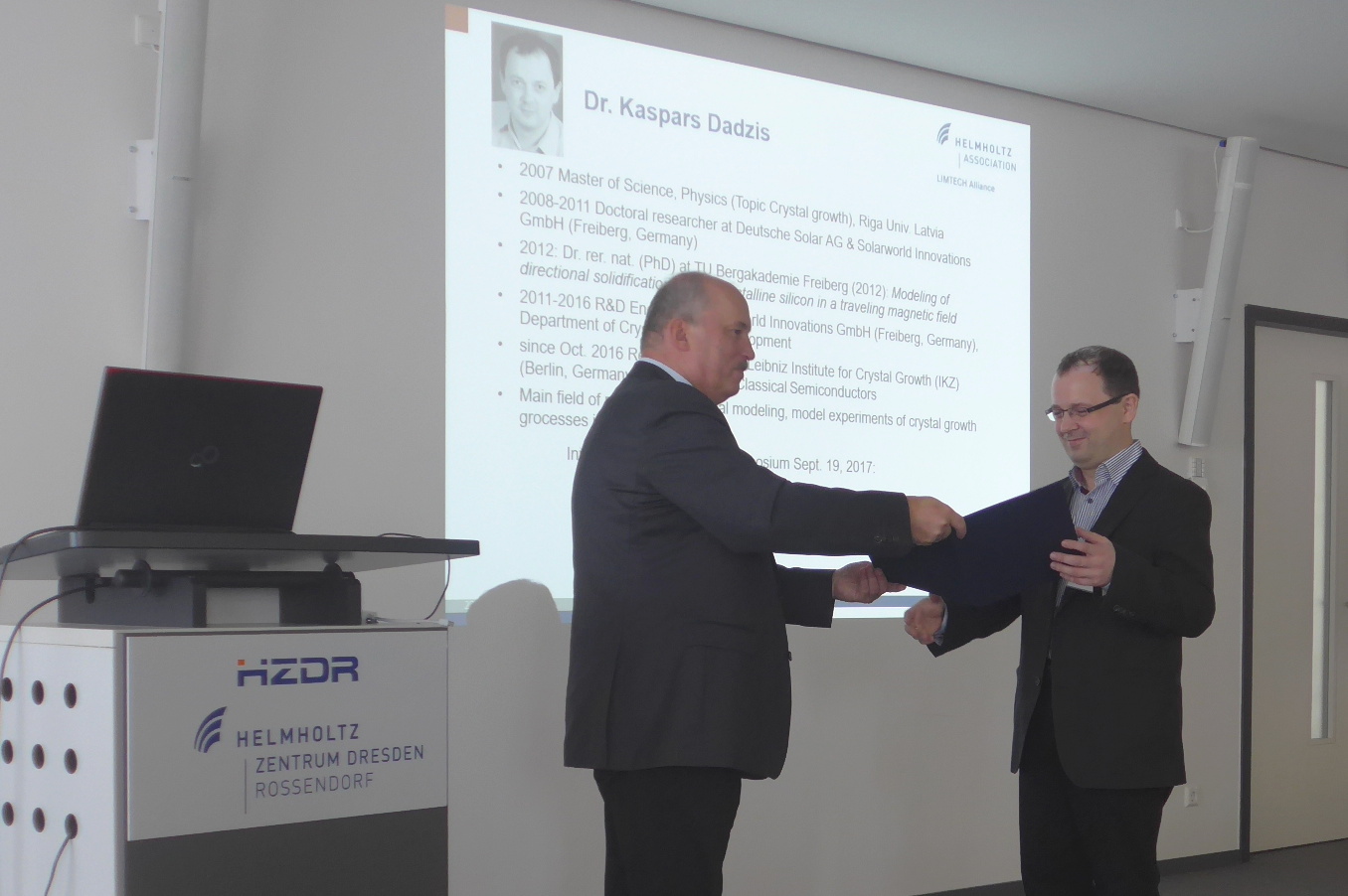 LIMTECH-Award Winner 2017 Dr. Kaspars Dadzis