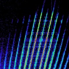 Schottky Spektrum eines lasergekühlten Ionenstrahls