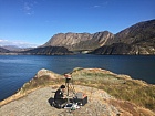 Foto: Forschungsexpedition in Grönland zur hyperspektralen Fernerkundung von Rohstoffen ©Copyright: Dr. Sandra Lorenz