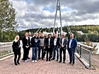 Foto: First meeting with representatives of the University of Jyväskylä in Finland, where the HIF was accepted as a member of the "Center of Expertise for CE". ©Copyright: HZDR/HIF