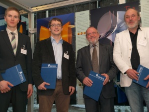 FZD-Technologiepreis 2008, Jahresempfang des FZD - Forschungszentrum Dresden-Rossendorf - am 24.03.2009, Überreichung der Preise durch Ministerpräsident Stanislaw Tillich