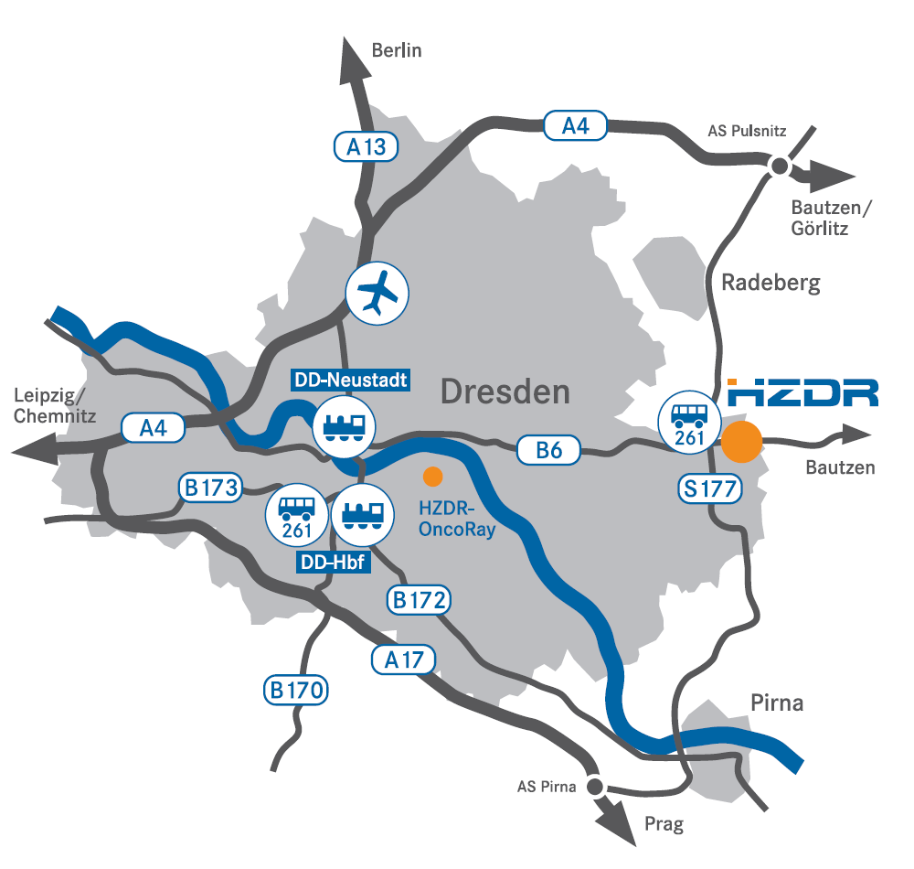 Dresden map