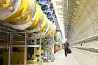 Accelerator tunnel of the European XFEL; Picture: DESY